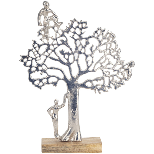 Indretning Små statuer og figurer Signes Grimalt Bordplade Træ Ornament Sølv