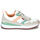 Sko Dame Lave sneakers Levi's OATS REFRESH S Hvid / Grøn / Orange
