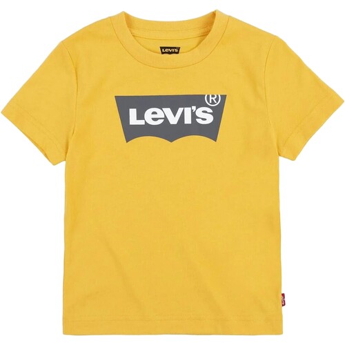 textil Pige T-shirts m. korte ærmer Levi's 215569 Gul