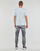 textil Herre T-shirts m. korte ærmer Tommy Jeans TJM CLSC SMALL TEXT TEE Blå / Himmelblå