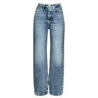 textil Dame Mom fit jeans Tommy Hilfiger RELAXED STRAIGHT HW LIV Blå