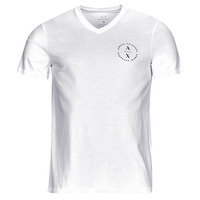 textil Herre T-shirts m. korte ærmer Armani Exchange 6RZTBD Hvid