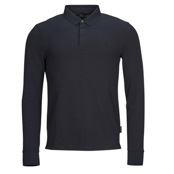 textil Herre Polo-t-shirts m. lange ærmer Armani Exchange 8NZF79 Marineblå