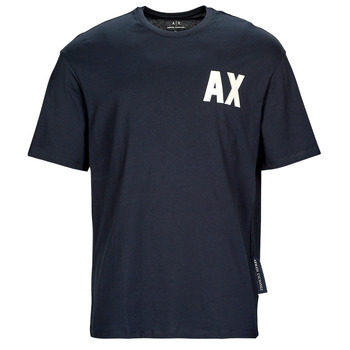 textil Herre T-shirts m. korte ærmer Armani Exchange 6RZTNA Marineblå