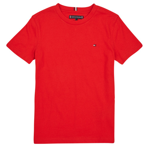 textil Dreng T-shirts m. korte ærmer Tommy Hilfiger ESSENTIAL COTTON TEE S/S Rød