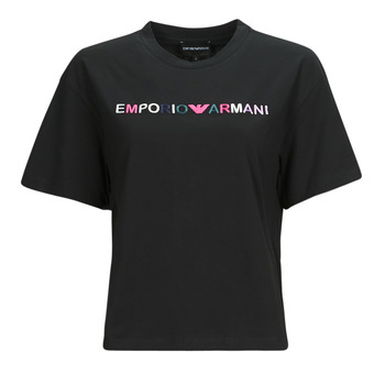 textil Dame T-shirts m. korte ærmer Emporio Armani 6R2T7S Sort