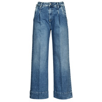 textil Dame Jeans med vide ben Pepe jeans LUCY Blå