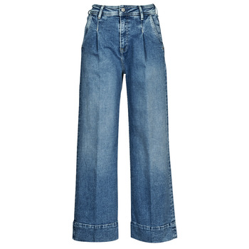 textil Dame Jeans med vide ben Pepe jeans LUCY Blå