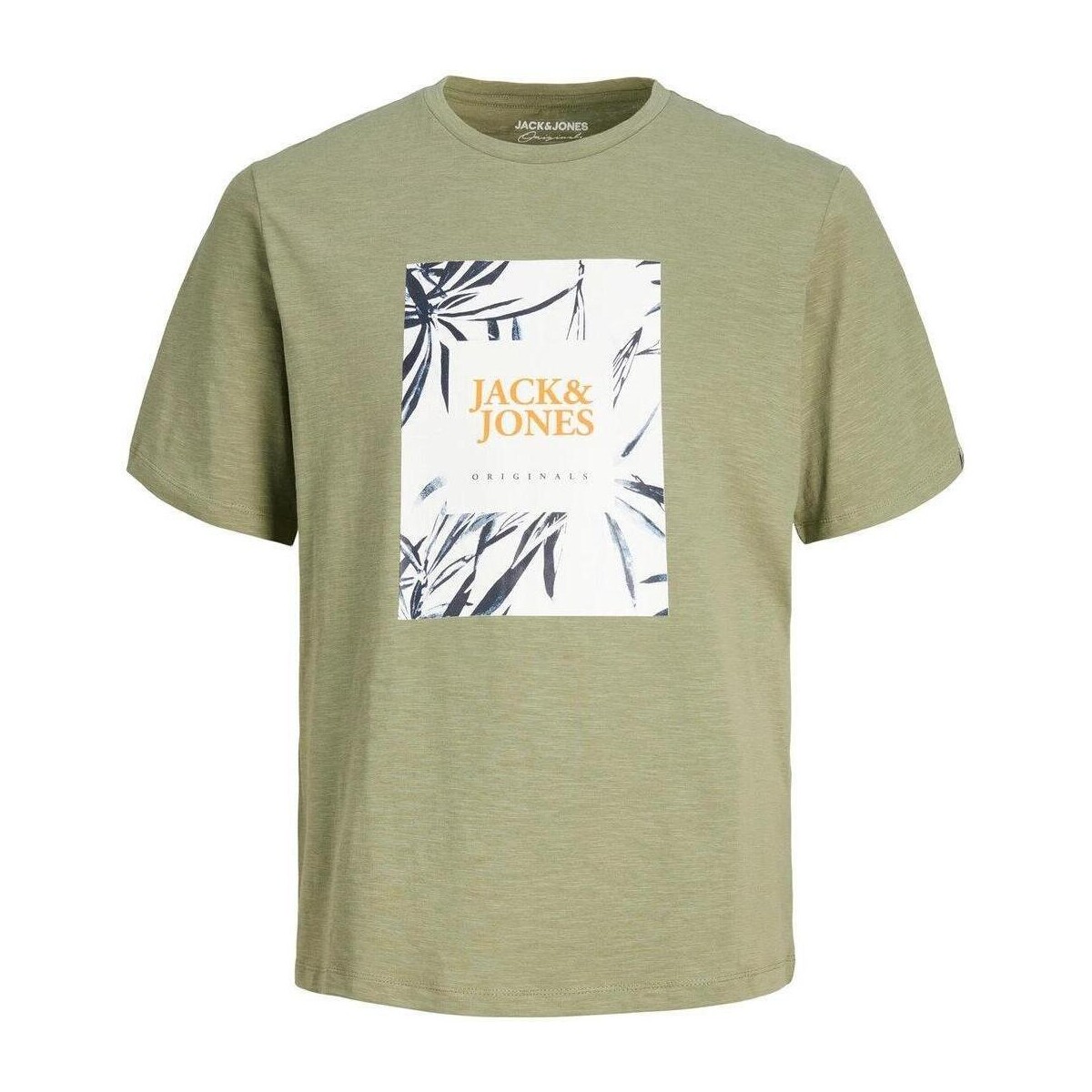 textil Herre T-shirts m. korte ærmer Jack & Jones  Grøn