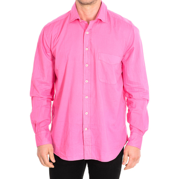 textil Herre Skjorter m. lange ærmer CafÃ© Coton VOLILE6-22LS Pink