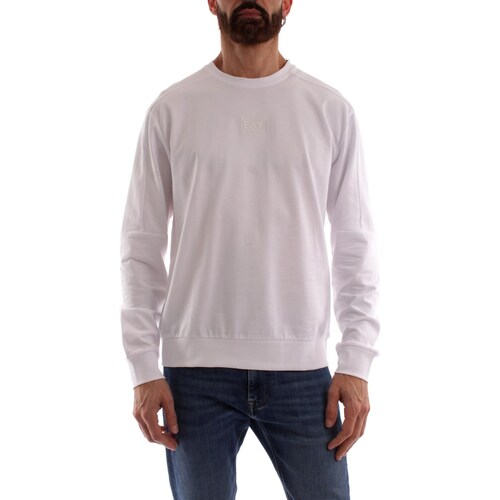 textil Herre Sweatshirts Emporio Armani EA7 3RPM37 Hvid