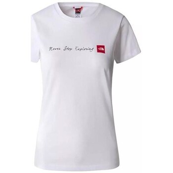 textil Dame T-shirts m. korte ærmer The North Face Never Stop Hvid