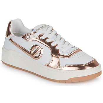 Sko Dame Lave sneakers No Name KELLY SNEAKER Hvid / Pink / Guld