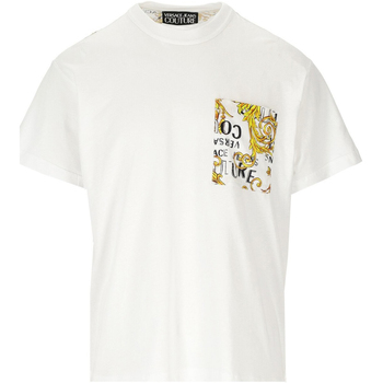 textil Herre T-shirts & poloer Versace  Hvid