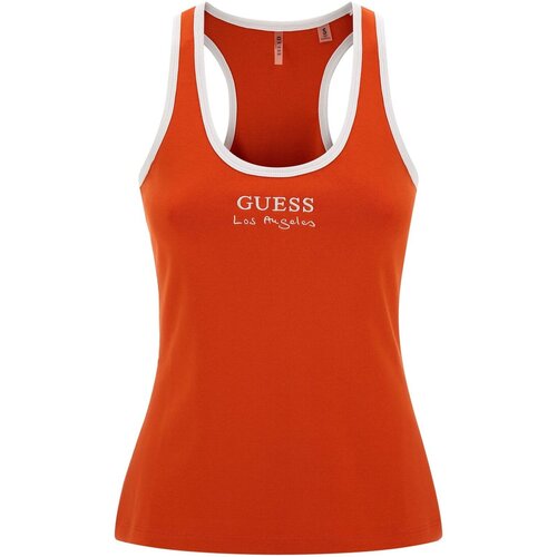 textil Dame T-shirts & poloer Guess E3GP05 KBP41 Orange