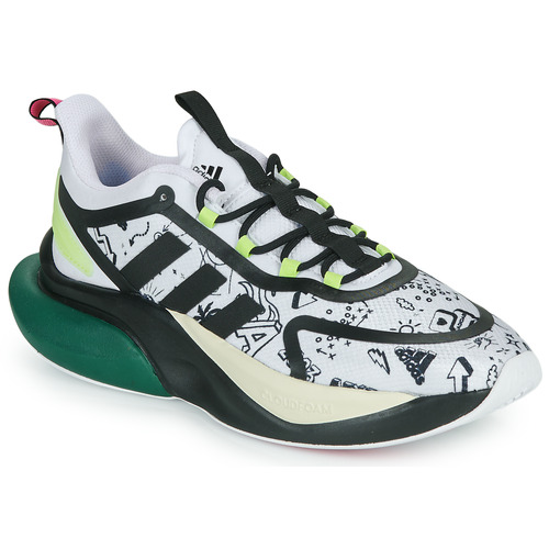 Sko Herre Lave sneakers Adidas Sportswear AlphaBounce + Hvid / Sort