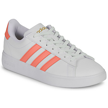 Sko Dame Lave sneakers Adidas Sportswear GRAND COURT 2.0 Hvid / Koral