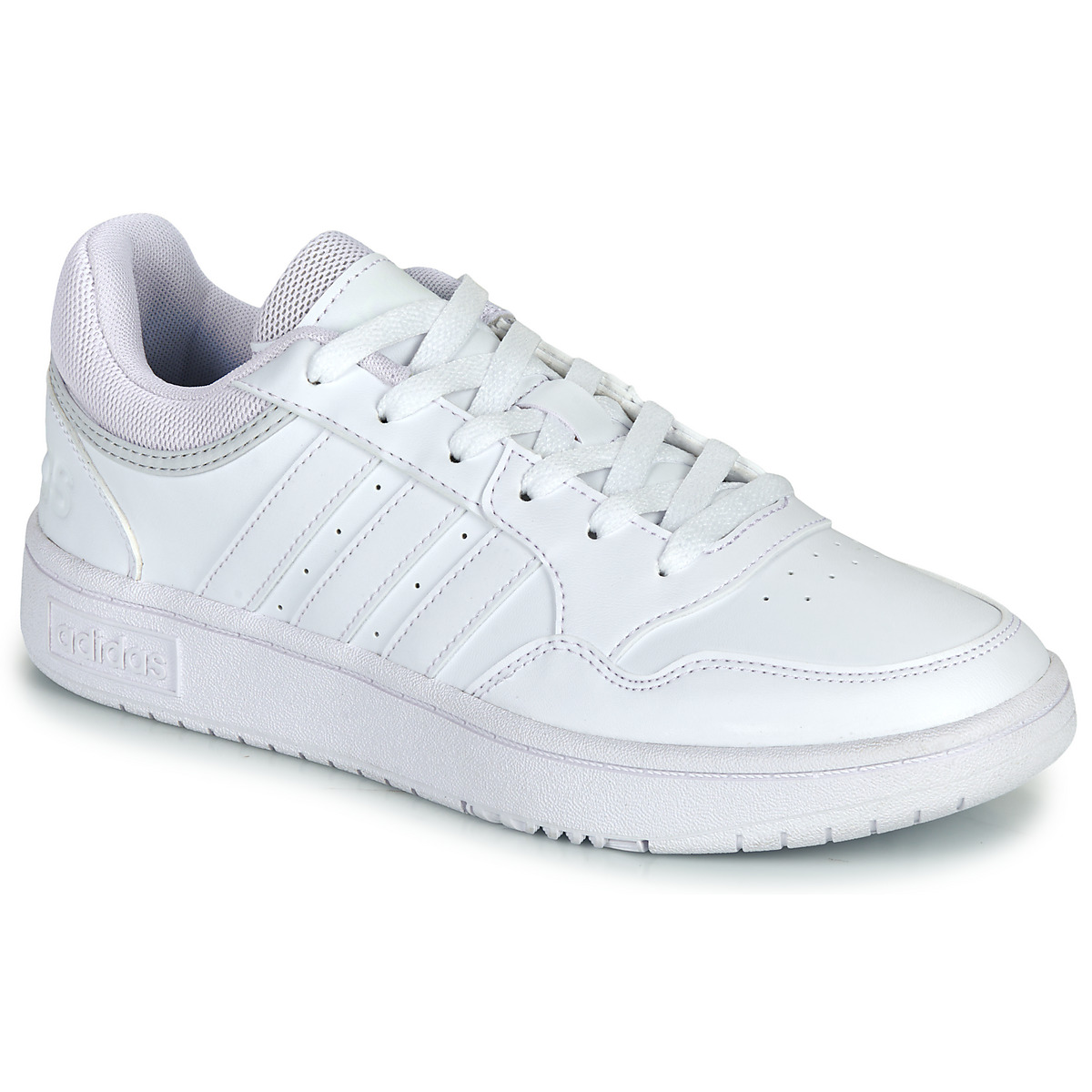 Sko Dame Lave sneakers Adidas Sportswear HOOPS 3.0 Hvid