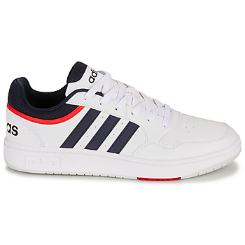 Adidas Sportswear HOOPS 3.0 Hvid / Marineblå / Rød