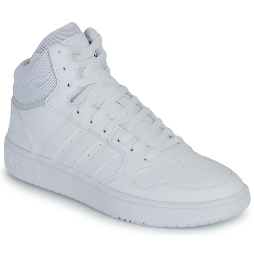 Sko Dame Høje sneakers Adidas Sportswear HOOPS 3.0 MID Hvid