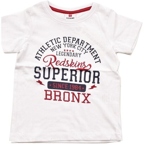 textil Børn T-shirts & poloer Redskins RS2154 Hvid