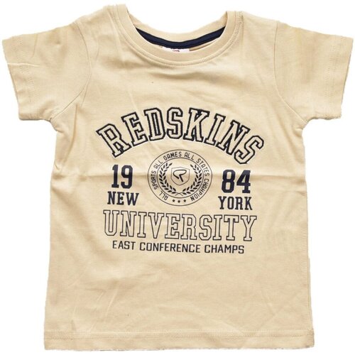 textil Børn T-shirts & poloer Redskins RS2224 Beige