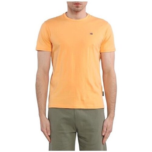 textil Herre T-shirts m. korte ærmer Napapijri Salis SS Sum Orange