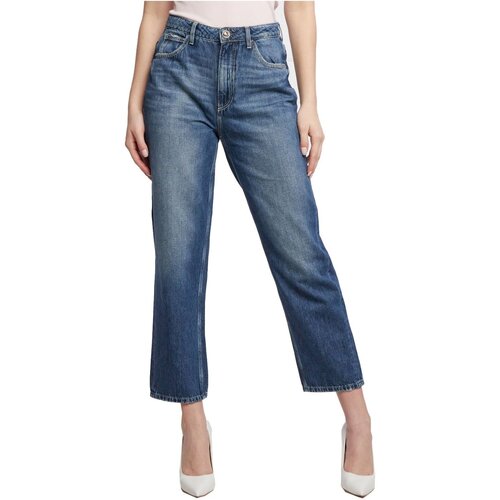 textil Dame Lige jeans Guess W2RA21 D3Y0V Blå