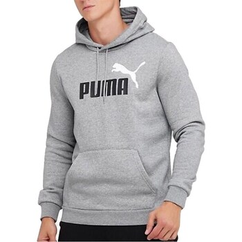 textil Herre Sweatshirts Puma Ess 2 Col Big Logo Hoodie Grå