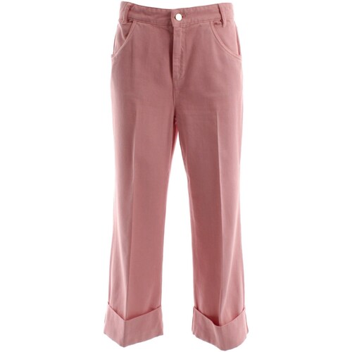 textil Dame Løstsiddende bukser / Haremsbukser Iblues INDOLE Pink