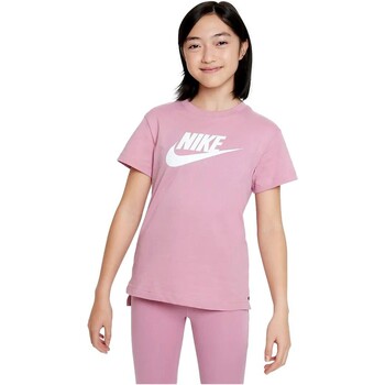 textil Pige T-shirts m. korte ærmer Nike CAMISETA ROSA NIA  SPORTSWEAR AR5088 Pink