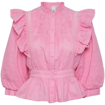 textil Dame Toppe / Bluser Y.a.s YAS Shirt Ranja - Rosebloom Pink
