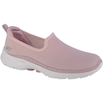 Sko Dame Lave sneakers Skechers Go Walk 6 - Clear Virtue Pink