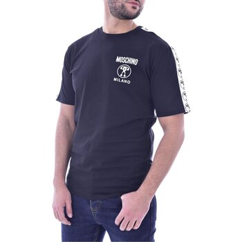textil Herre T-shirts m. korte ærmer Moschino ZPJ0708 2041 Sort