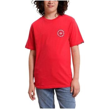 textil Dreng T-shirts m. korte ærmer Vans  Rød