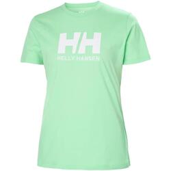 textil Dame T-shirts m. korte ærmer Helly Hansen  Grøn