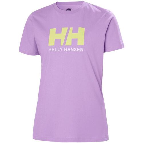 textil Dame T-shirts m. korte ærmer Helly Hansen  Violet