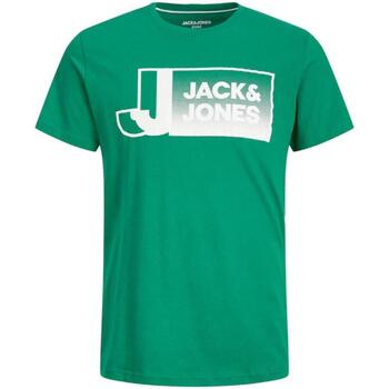 textil Dreng T-shirts m. korte ærmer Jack & Jones  Grøn