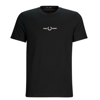 Fred Perry EMBROIDERED T-SHIRT Sort