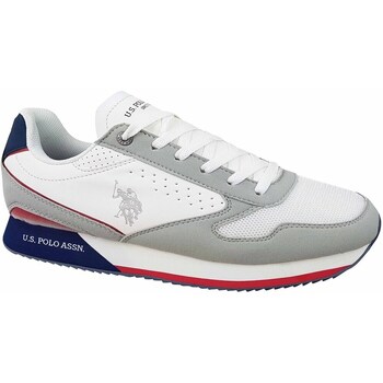 Sko Herre Lave sneakers U.S Polo Assn. NOBIL003CWHIDBL08 Hvid, Sølv