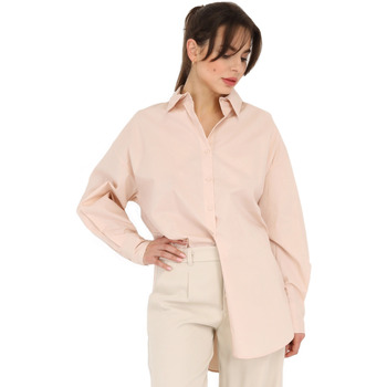 textil Dame Skjorter / Skjortebluser La Modeuse 66211_P153694 Pink