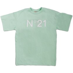 textil Pige T-shirts m. korte ærmer N°21 N21617 Grøn