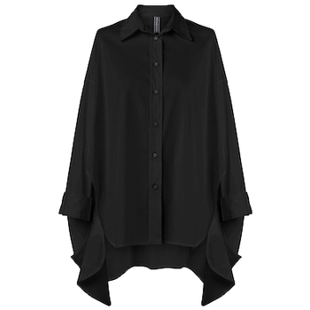 textil Dame Toppe / Bluser Wendy Trendy Camisa 110938 - Black Sort