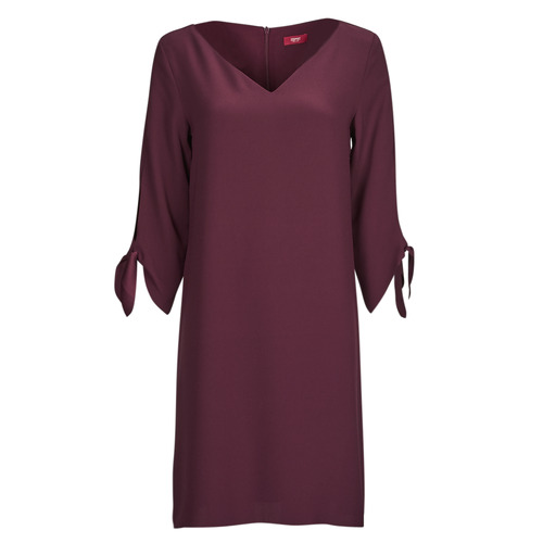 textil Dame Korte kjoler Esprit dress matt shin Bordeaux