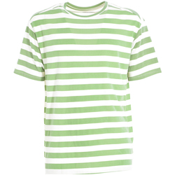 textil Dame T-shirts m. korte ærmer Eleven Paris 17S1TS296-M992 Grøn