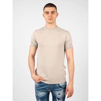 textil Herre T-shirts m. korte ærmer Xagon Man P23 081K 1200K Beige