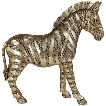 Indretning Små statuer og figurer Signes Grimalt Zebra Figur Guld