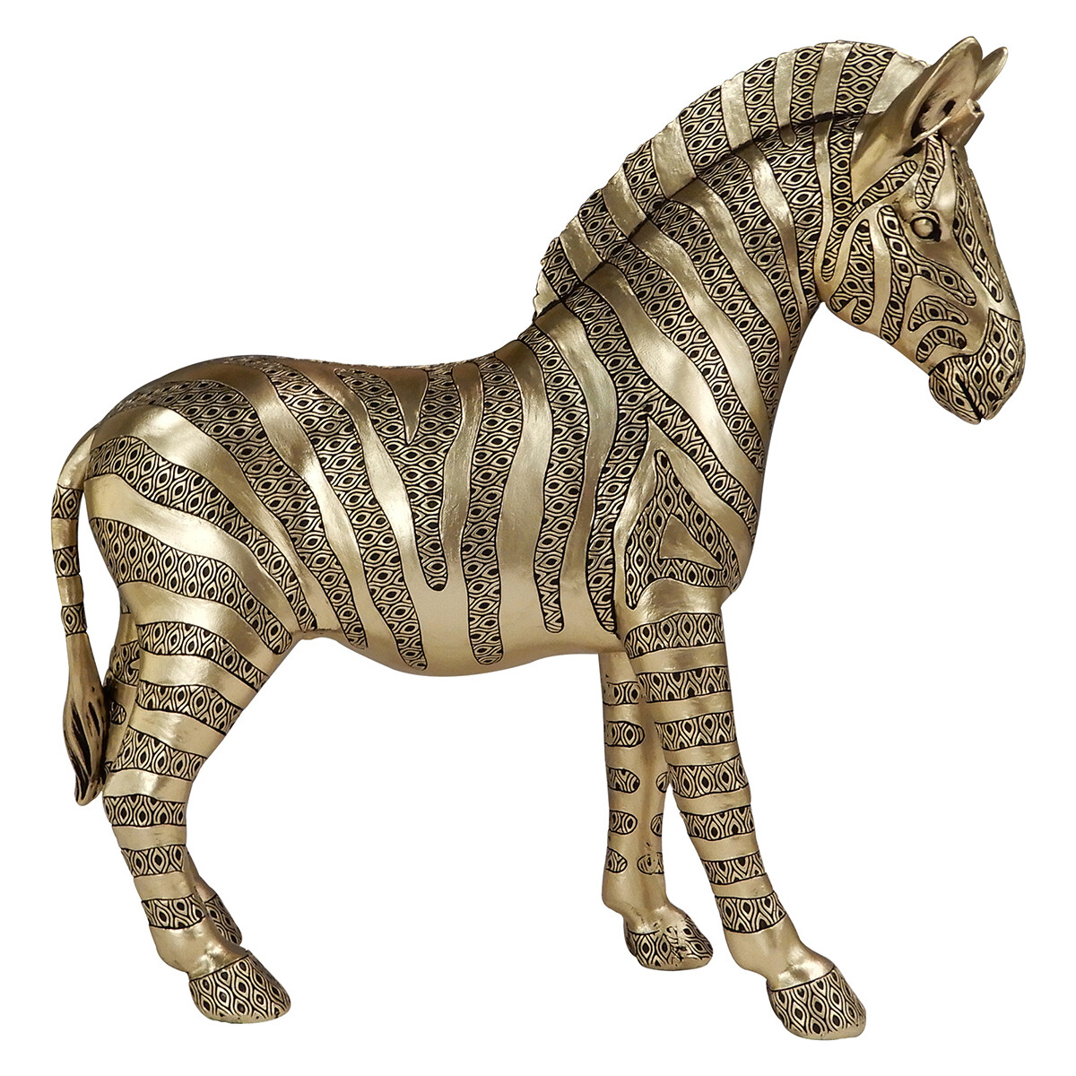 Indretning Små statuer og figurer Signes Grimalt Zebra Figur Guld
