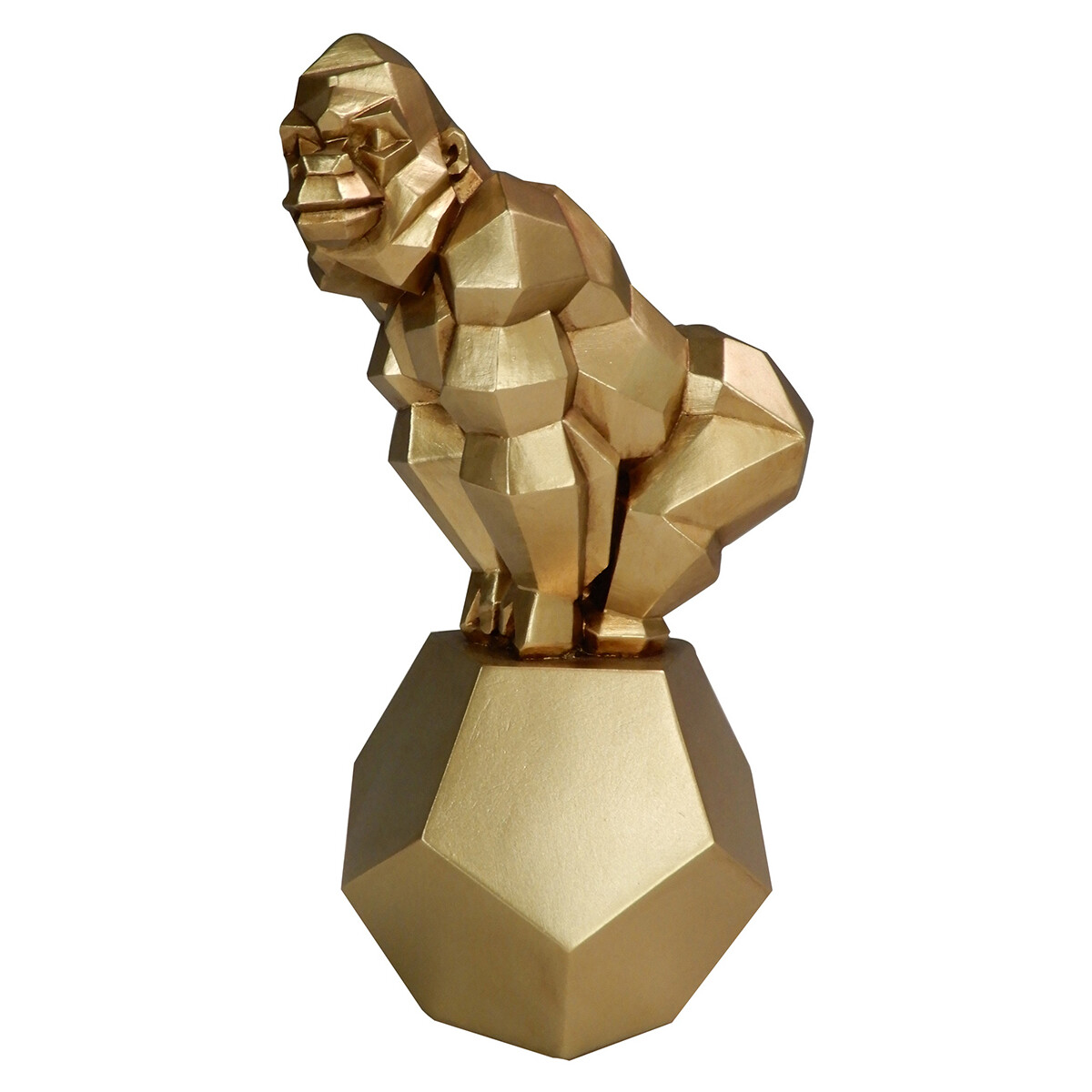 Indretning Små statuer og figurer Signes Grimalt Orangutang Figur Guld