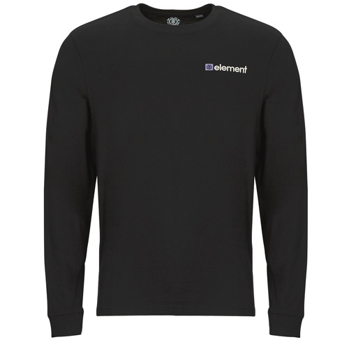 textil Herre Langærmede T-shirts Element FLINT BLACK Blå